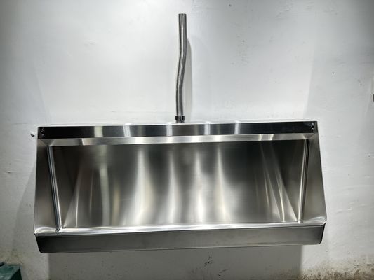 Professional Production Of 304 Stainless Steel Urinal Factory School Customizable Sizes Urinal For Sports Venues Men'S Metal Public Toilet Equipment