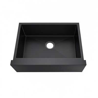 New Style Farmhouse Stainless Steel Kitchen Sinks Golden Luxury 28/34 Inch Apron Front 18 Gauge Brushed Finish Black Matte Nano Sink