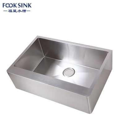 OEM Handmade Apron Stainless Steel Kitchen Sink With Lifetime Warranty / Laundry Room Sink