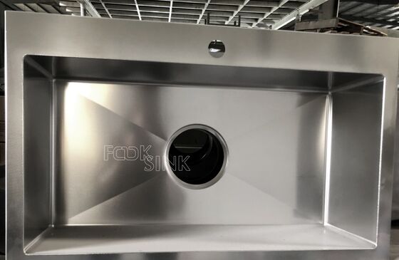 Popüler Kore Tarzı Üst Taşıma Lavabo 860x520mm 185mm Çöpeçevreli Mutfak Lavaboları Bal Arısı Nano Lavabo Çizik Direnci Ss304 Paslanmaz Çelik Lavabo Daire Dairesine