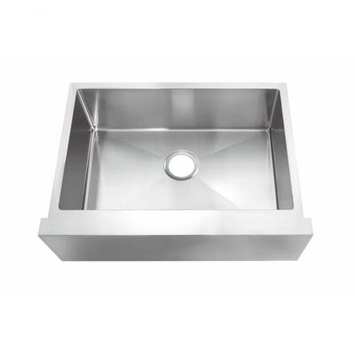 Yeni Stil Çiftlik Evi Paslanmaz Çelik Mutfak Lavabo Altın Lüks 28/34 Inç Ön Ön Ön 18 Ölçüm Fırçalı Bitirme Siyah Mat Nano Lavabo