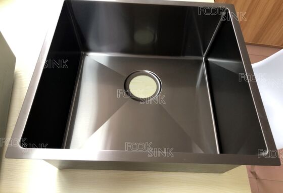 Large 32inch SS304 Stainless Steel Utility Sink for kitchen 16/18Gauge Single Bowl Handmade undermount sinks basin Modern rose gold black Workstation Kitchen Sinks