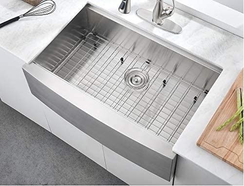 Best Sale Golden Single Bowl Apron Front Farmhouse Sinks manufacturer Workstation Commercial Kitchen Sink With Grid Cutting Board Grand éVier Cuisine Inoxydable